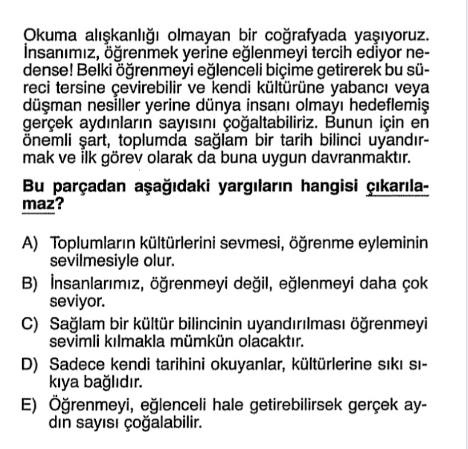 Soru Görseli